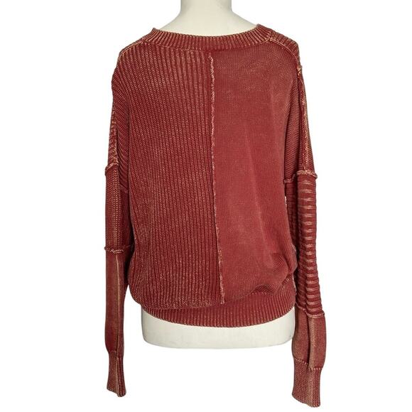 Sugarfox Designer Sweater Rust Womens Size Small - Picture 2 of 6